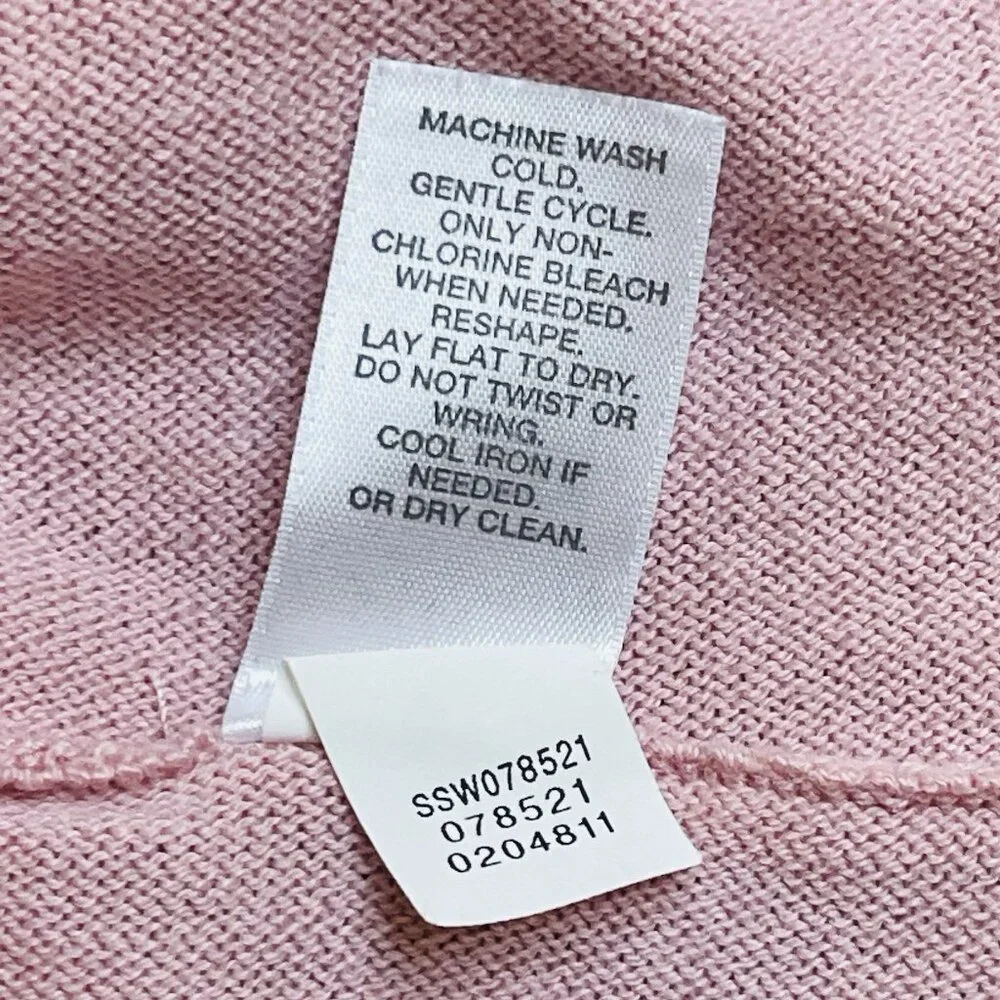 J Jill Womens XS Pink Oversized Knit Tunic Sweater Party Classic Lagenlook - Picture 6 of 9